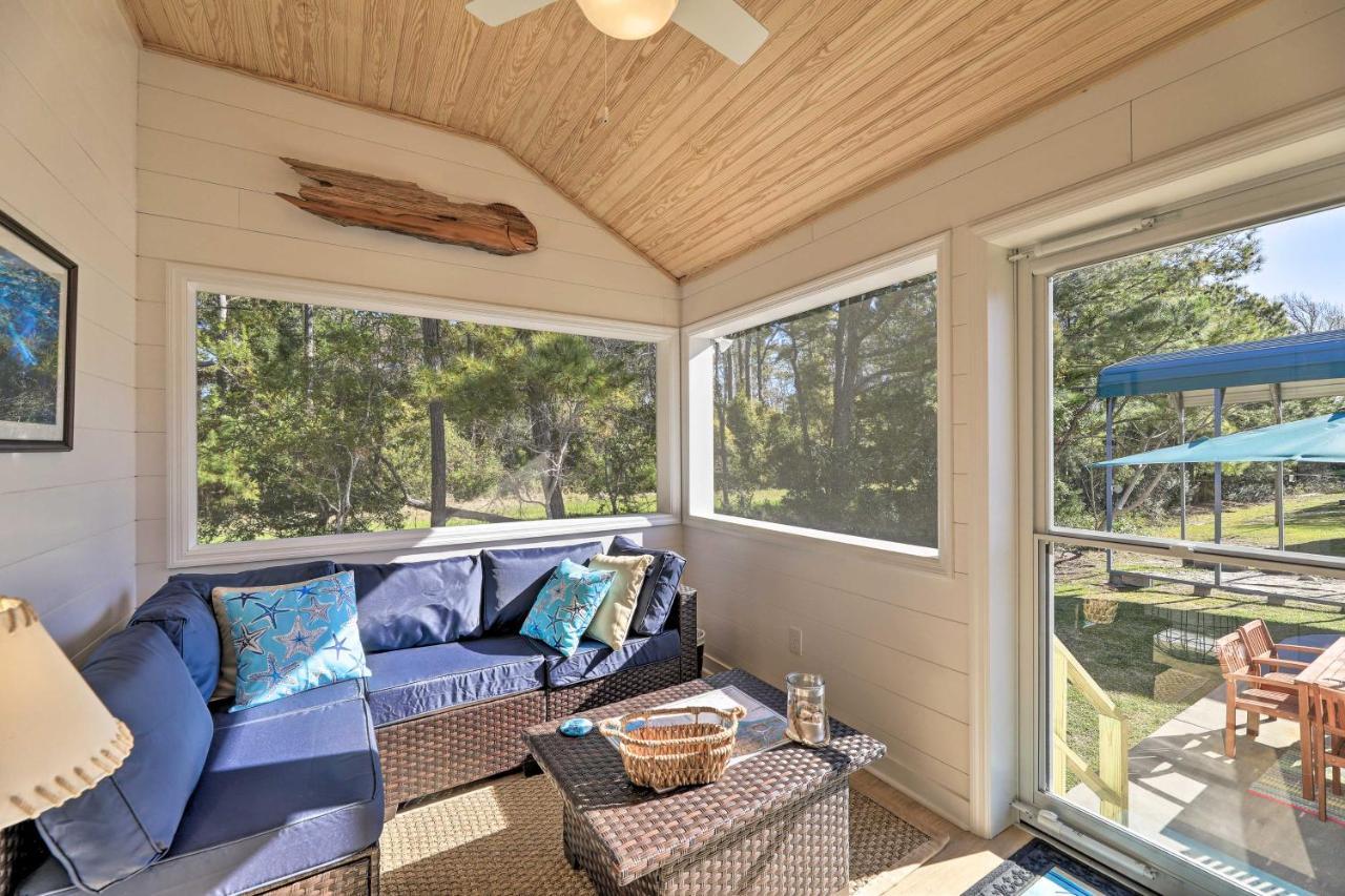 Beaufort Pad With Patio 3 Blocks To Waterfront! Exterior foto